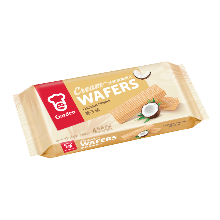 Garden Cream Wafers Coconut 200g