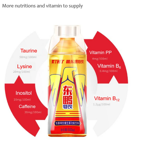 Dong Peng (Eastroc) Super Energy Drink [Gold Bottle] - 250ml