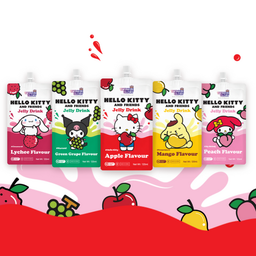 Twinkle Glory Hello Kitty Jelly Drink Cinnamoroll Lychee flavour 120ml