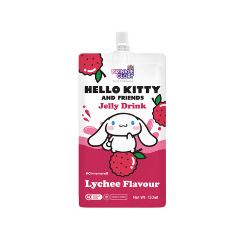 Twinkle Glory Hello Kitty Jelly Drink Cinnamoroll Lychee flavour 120ml