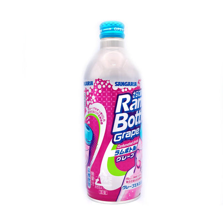 Sangaria Grape Ramu Bottle Soda [Ramune Drink] - 500ml