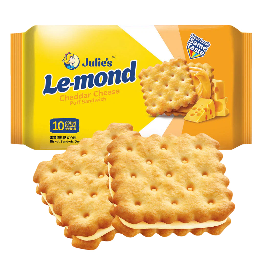 Julie's Le-mond Cheddar Cheese Puff Sandwich 180g – Happy in Mart
