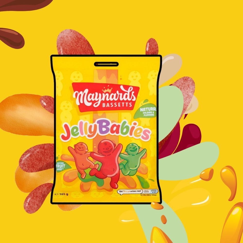 Maynards Bassetts Jelly Babies 350g