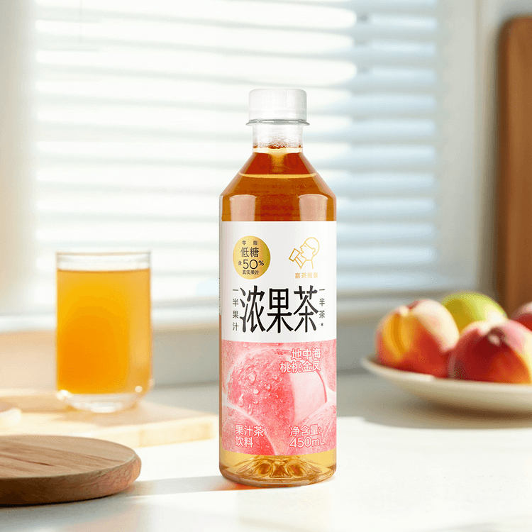 喜茶浓果茶地中海桃桃金凤– 450毫升– Happy in Mart