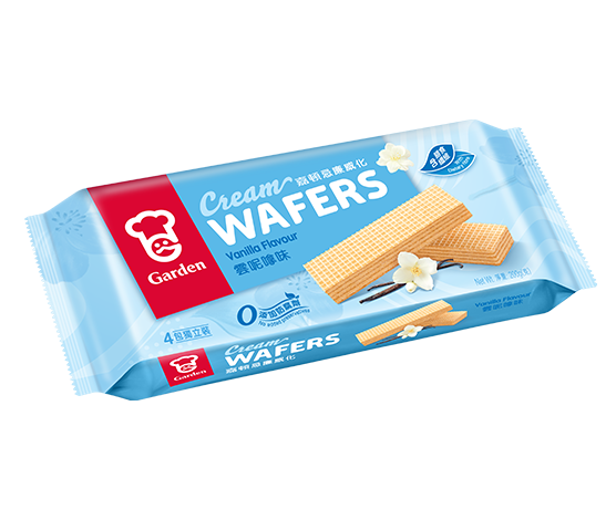 Garden Cream Wafers Vanilla 200g