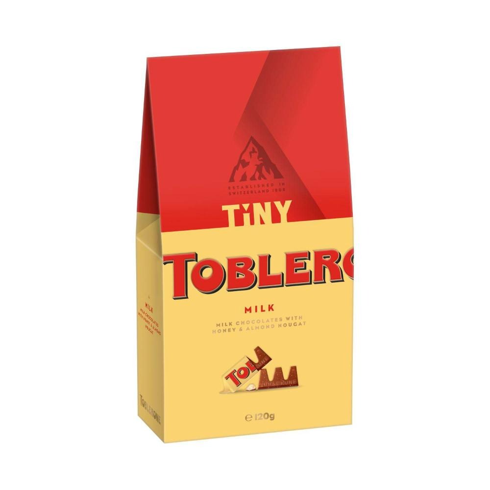 Toblerone Swiss Milk Chocolate With Honey And Almond Nougat 120g