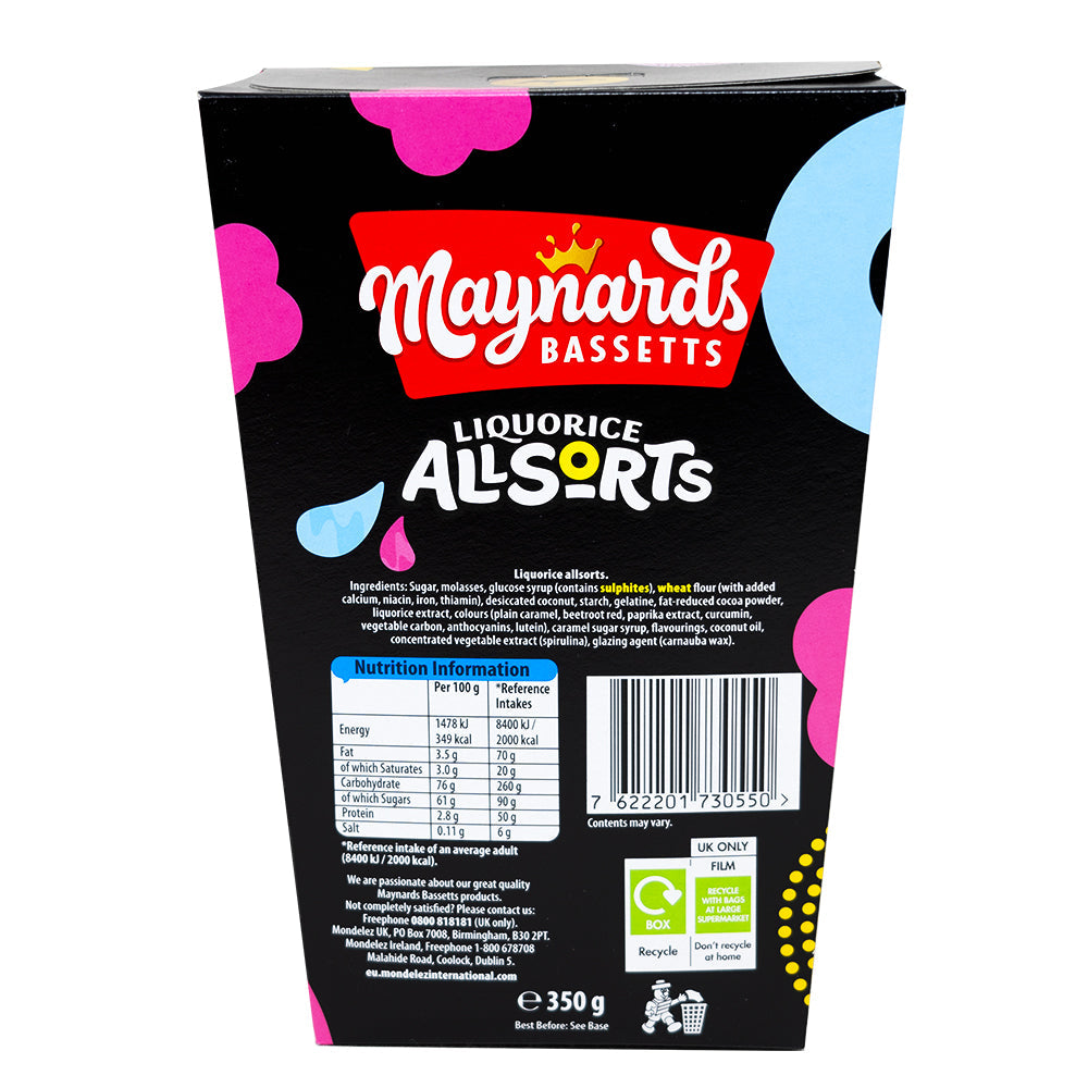 Maynards Bassetts Liquorice Allsorts 350g