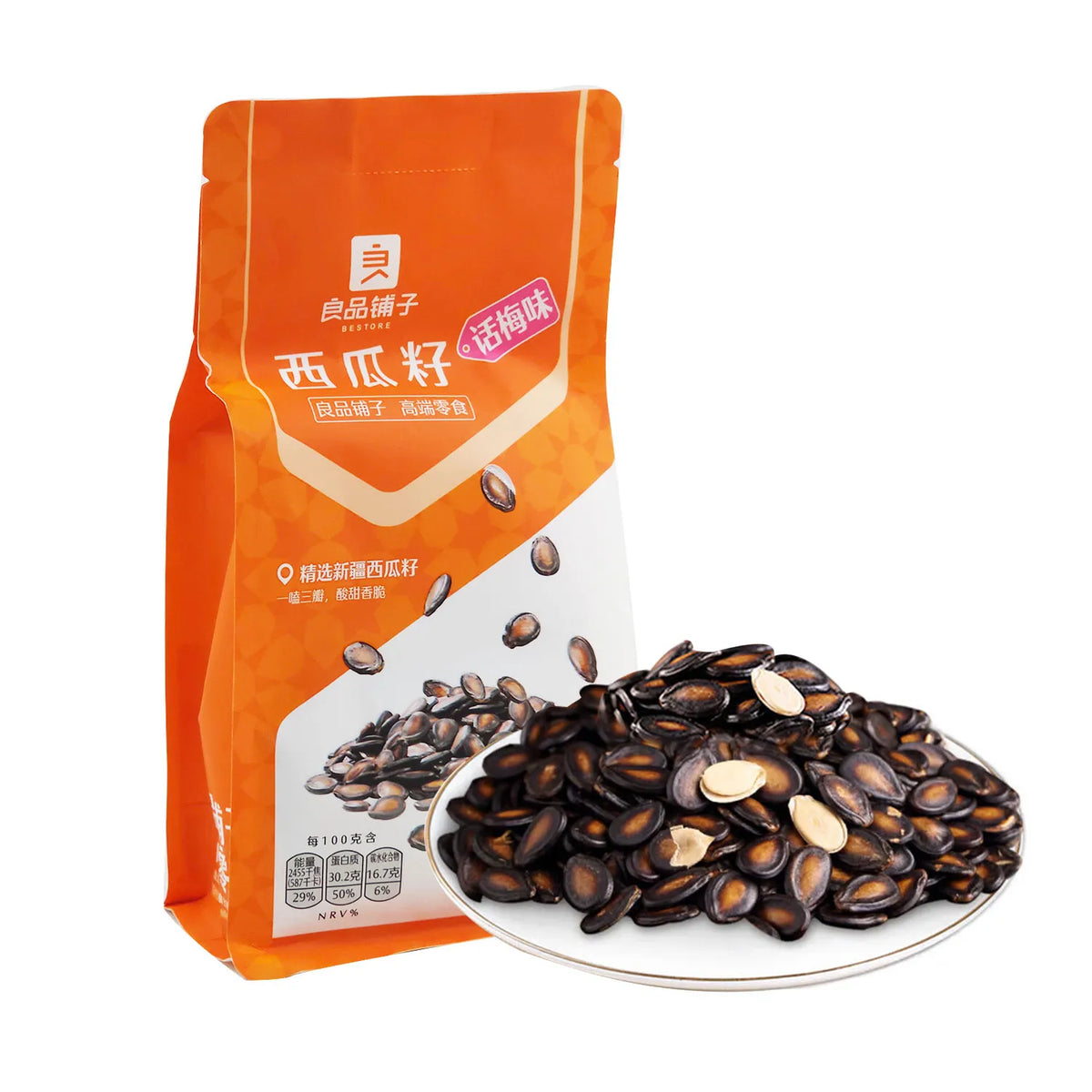 Bestore (Liang Pin Pu Zi) Watermelon Seeds [Sour & Sweet Plum Flavor] - 208g