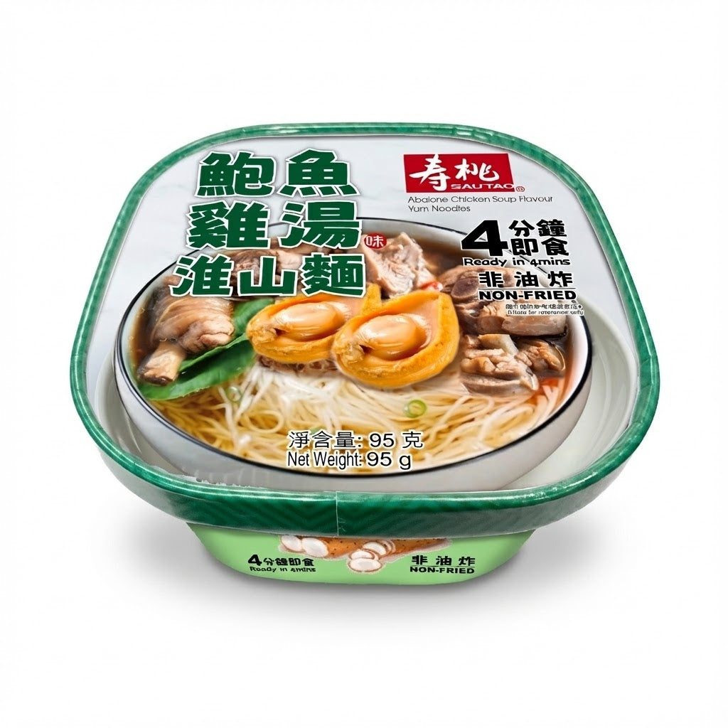 Sau Tao Instant Noodle King [Abalone & Chicken Soup Flavor] - Huai Shan Noodle Bowl