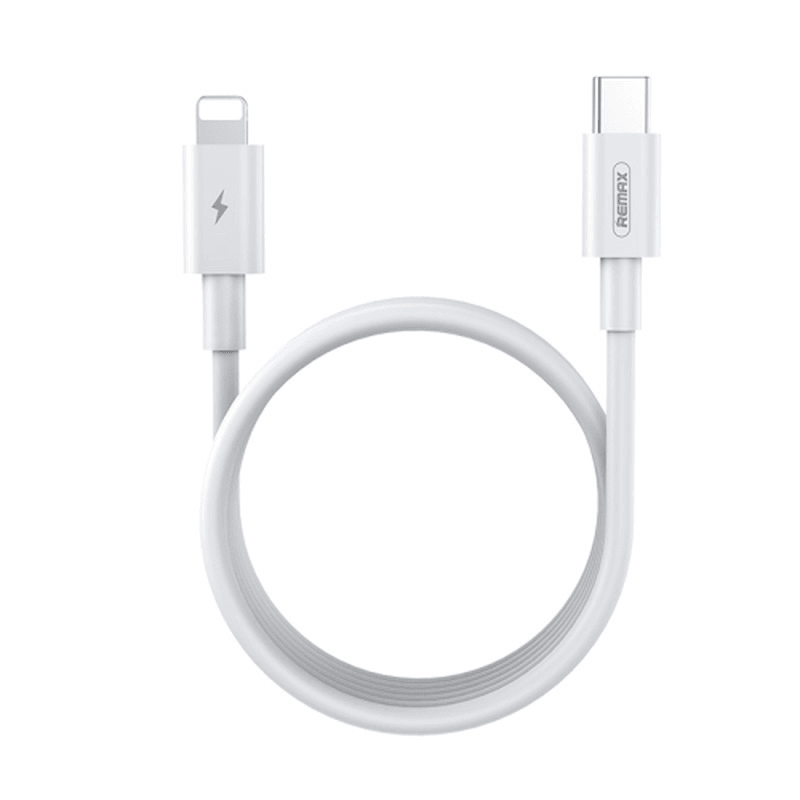 REMAX Remax 18w Fast Charging Data Cable Type C To Lightning White 