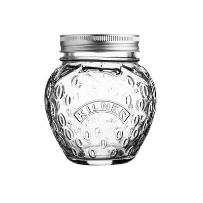 KILNER Kilner Strawberry Fruit Jar Clear Glass #02215 - happyinmart.com.au