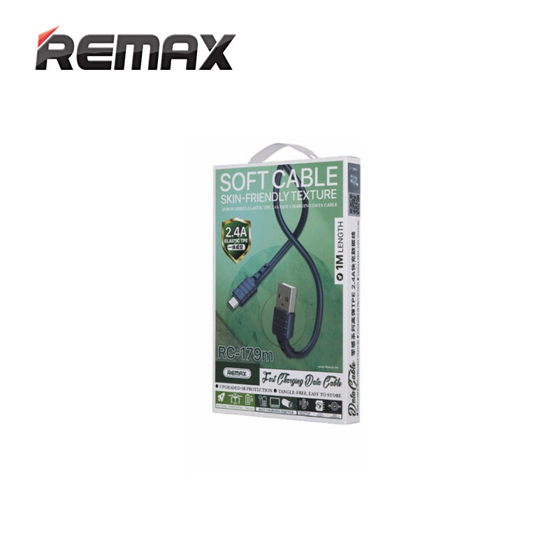 Remax Zeron 2.4A Micro Usb Fast Charging Data Cable Blue 