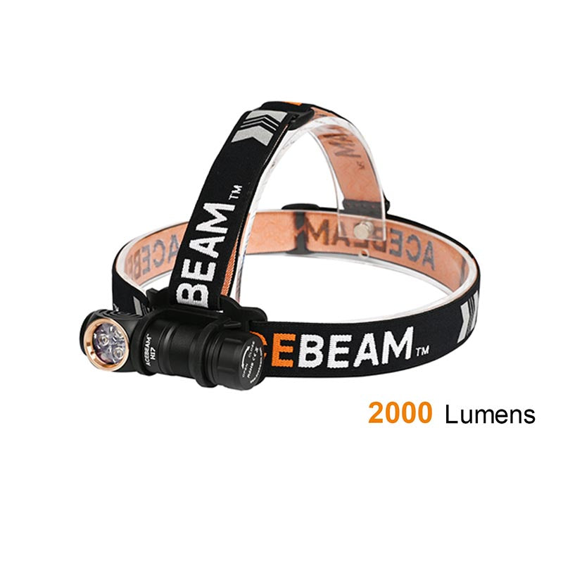 Acebeam Multipurpose Lightweight Led Headlamp 2000 Lumen 