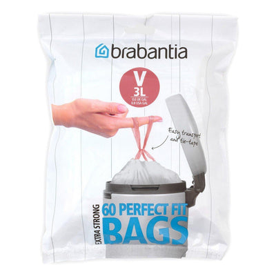 BRABANTIA Brabantia Bin Liner Dispenser Pack Code V Bags #01932 - happyinmart.com.au