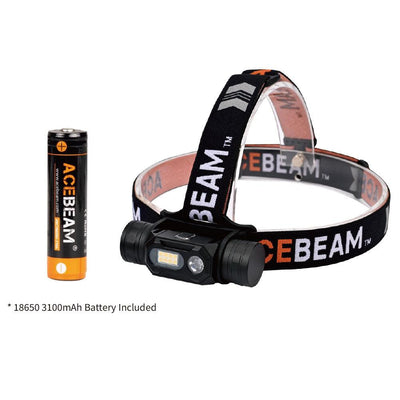 Acebeam Acebeam Full Spectrum Led Headlamp 1250 Lumens With 18650 Battery #h60 - happyinmart.com.au