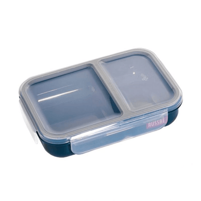 RUSSBE Russbe Inner Seal 2 Comp Lunch Bento 680ml Navy #8760NY - happyinmart.com.au