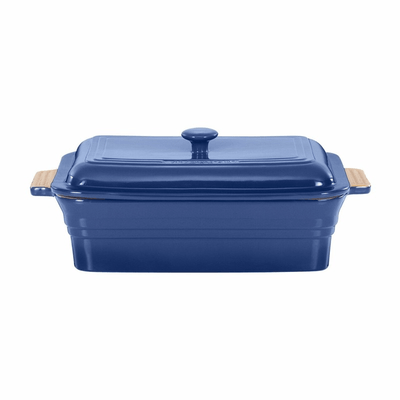 CHASSEUR Chasseur Rectangular Baker With Lid Blue #19447 - happyinmart.com.au