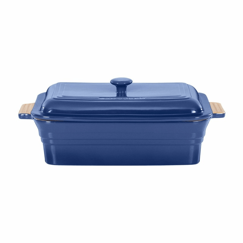 CHASSEUR Chasseur Rectangular Baker With Lid Blue 