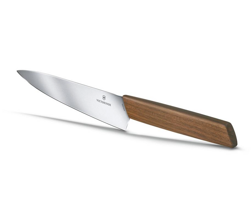 Victorinox Swiss Modern Carving Knife 22cm Walnut Wood 