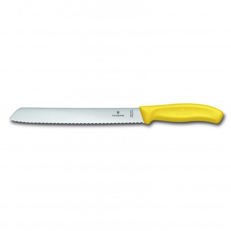 Victorinox Bread Knife Wavy Blade Classic Yellow 