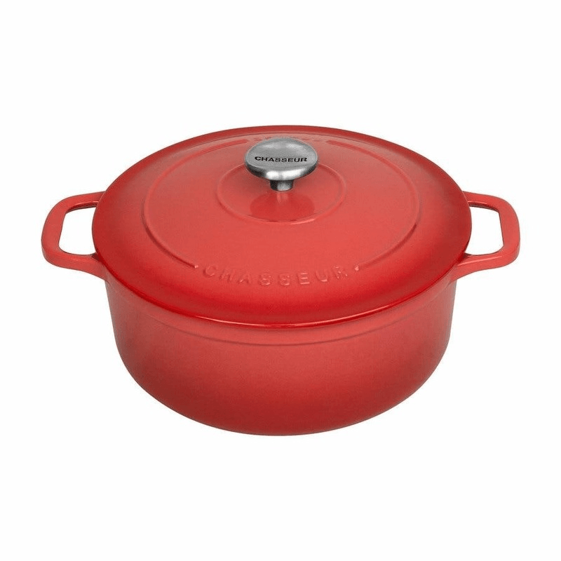 CHASSEUR Chasseur Round French Oven Coral Red 