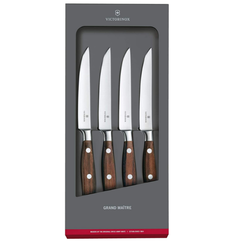Victorinox Grand Maître Steak Knife Set 4 Pieces 12cm 