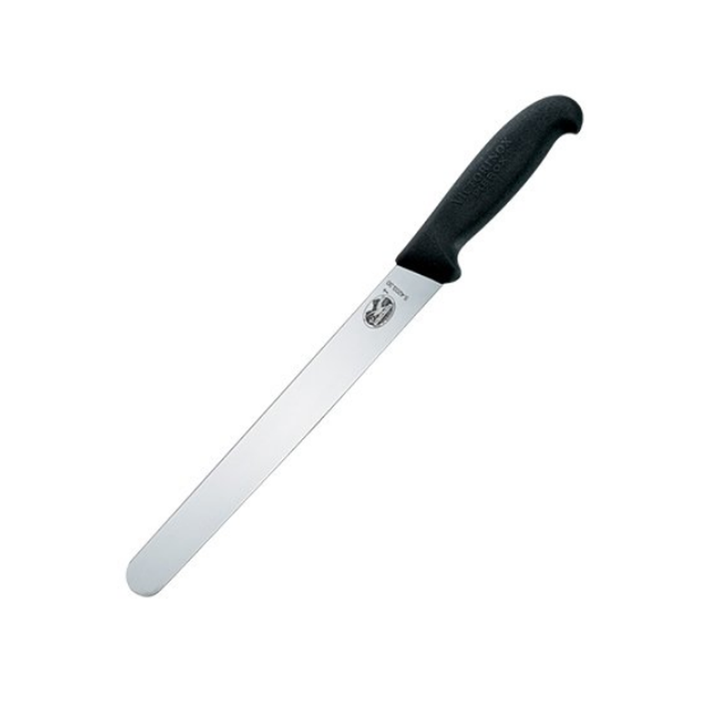 Victorinox Slicing Knife 30cm Round Straight Edge Black 