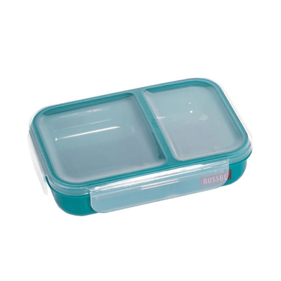 RUSSBE Russbe Inner Seal 2 Comp Lunch Bento 680ml Teal #8760TL - happyinmart.com.au