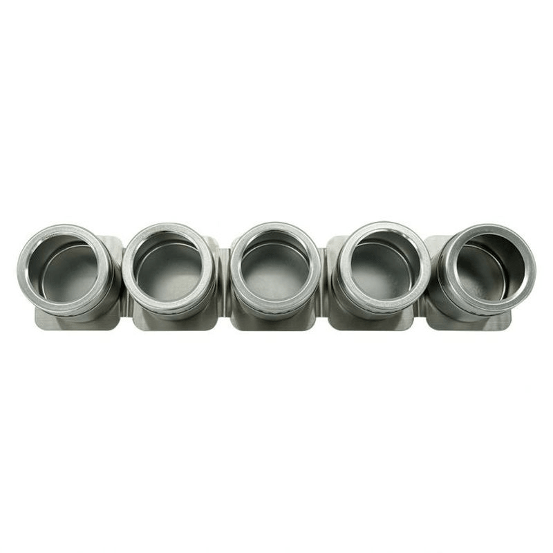 APPETITO Appetito Magnetic Spice Cans Set 5 With Wall Strip 