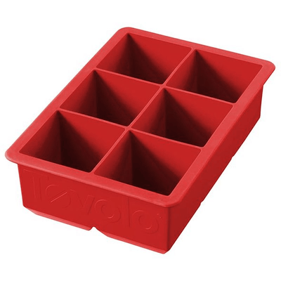 TOVOLO Tovolo King Cube Ice Tray Apple Red #4879AR - happyinmart.com.au