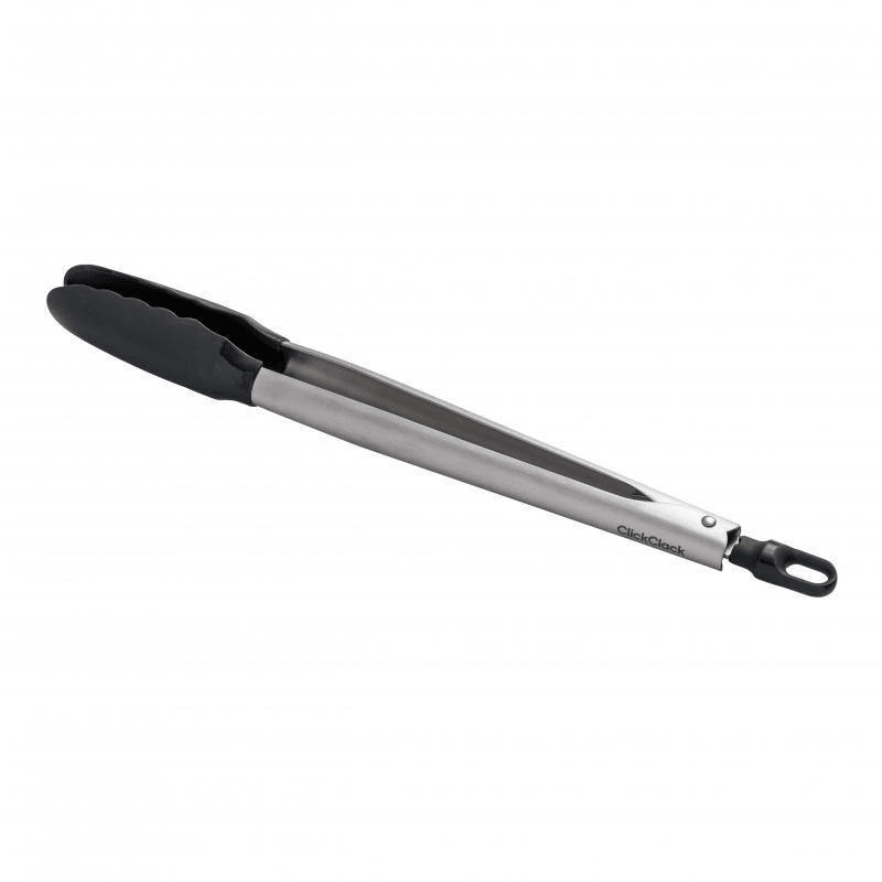 CLICKCLACK Clickclack Large Tongs Chrome Stainless Steel 