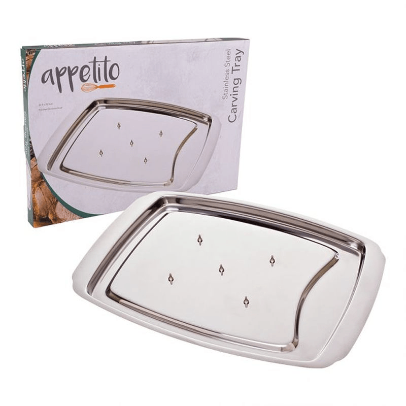 APPETITO Appetito Stainless Steel Spike Carving Tray 