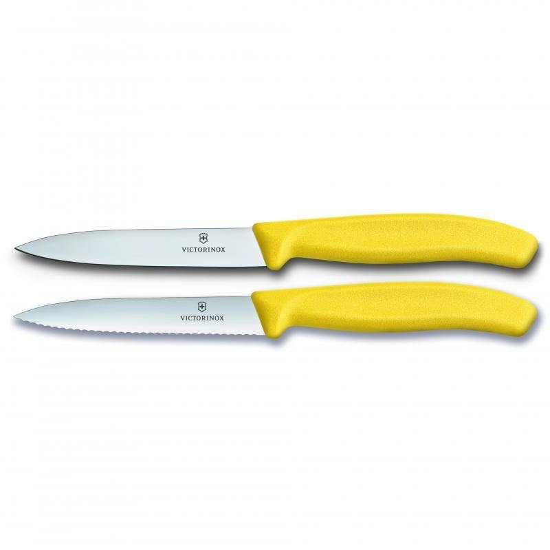 Victorinox 2 Pieces Swiss Classic Paring Knife Set Yellow 