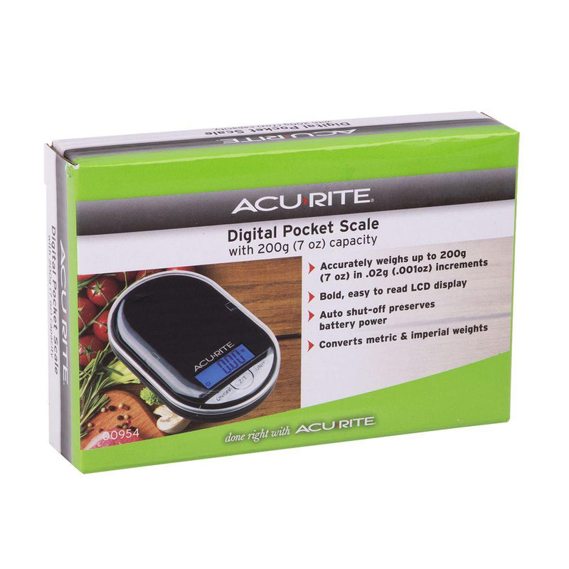 ACURITE Acurite Pocket Digital Scale Black 