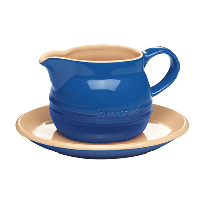 CHASSEUR Chasseur Gravy Boat 450ml With Saucer Blue #19427 - happyinmart.com.au