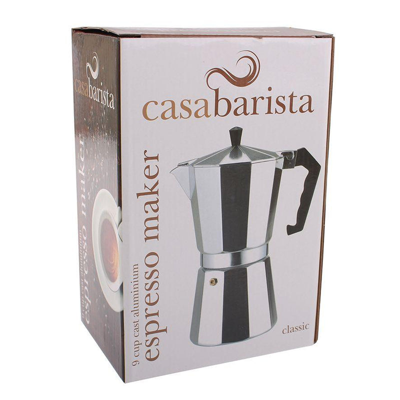 CASABARISTA Casabarista Classic 9 Cup Aluminium Espresso Maker 