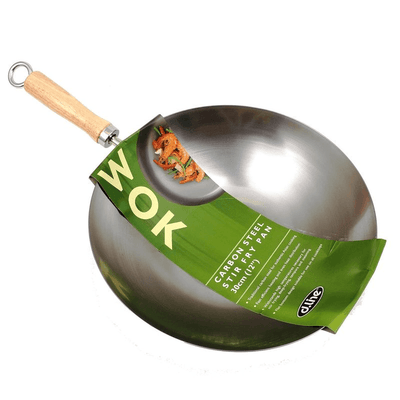 DLINE Dline Carbon Steel Stir Fry Pan #1126 - happyinmart.com.au