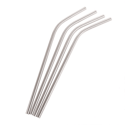 APPETITO Appetito Stainless Steel 1 Piece Bent Drinking Straws Tub 36 #3441-3 - happyinmart.com.au