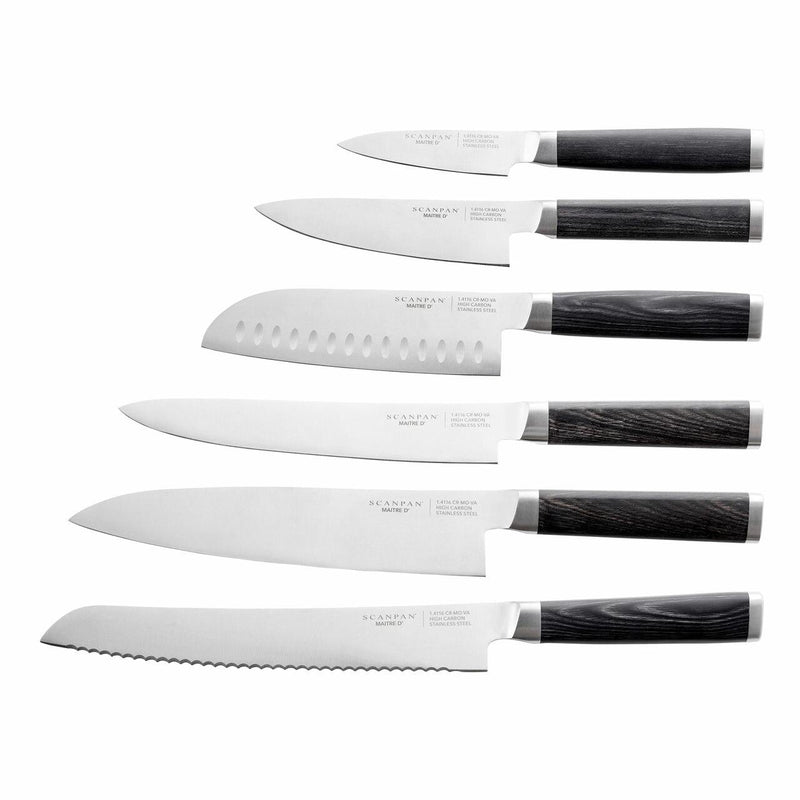 SCANPAN Scanpan Maitre Knife Block Set 7 Pieces 