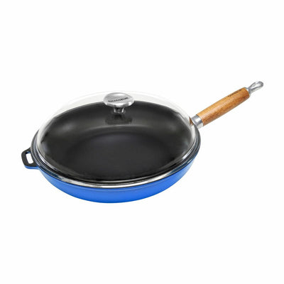 CHASSEUR Chasseur Saute Pan With Glass Lid Sky Blue #19354 - happyinmart.com.au