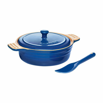 CHASSEUR Chasseur Camembert Baker With Cheese Spreader Blue #19405 - happyinmart.com.au