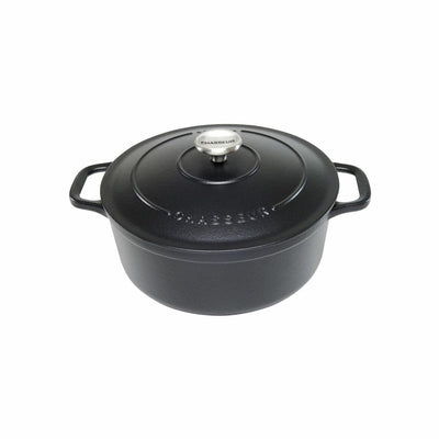 CHASSEUR Chasseur Round French Oven Matte Black #19646 - happyinmart.com.au