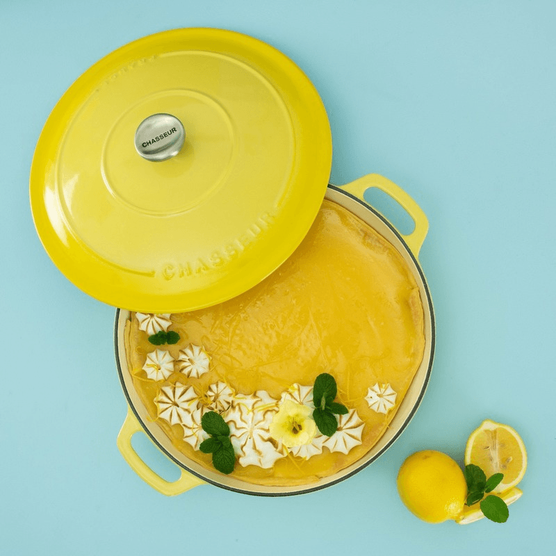 CHASSEUR Chasseur Round French Oven Lemon Yellow 