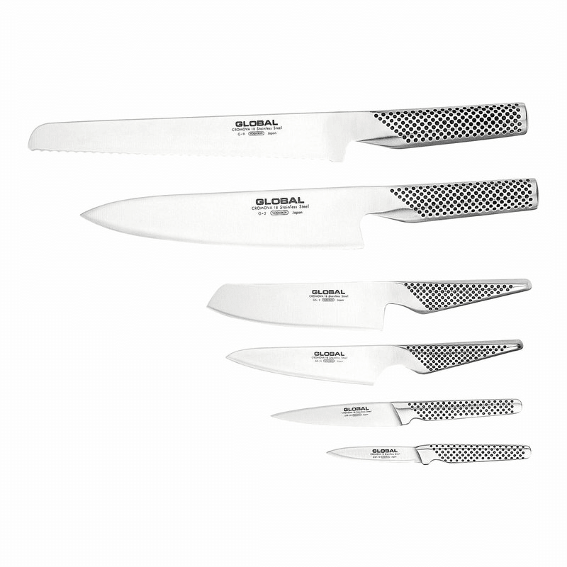 GLOBAL Global Knives Ikasu 7 piece Knife Block Set 
