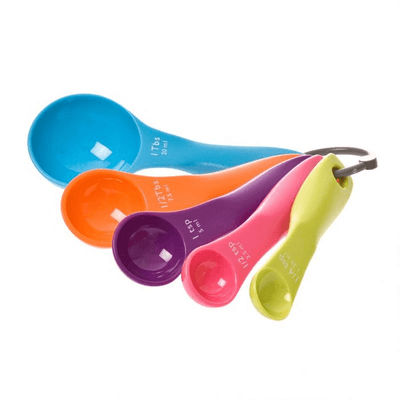 APPETITO Appetito Measuring Spoons Set 5 Australian Standards Multi Colour #3280-1 - happyinmart.com.au