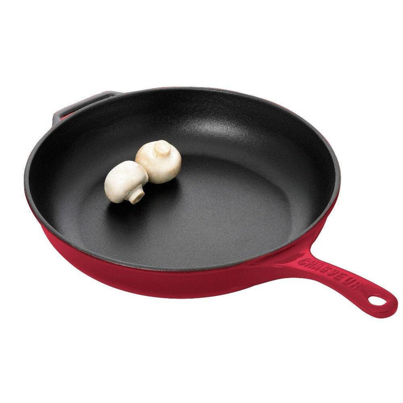 CHASSEUR Chasseur Fry Pan With Cast Handle 28cm Federation Red 