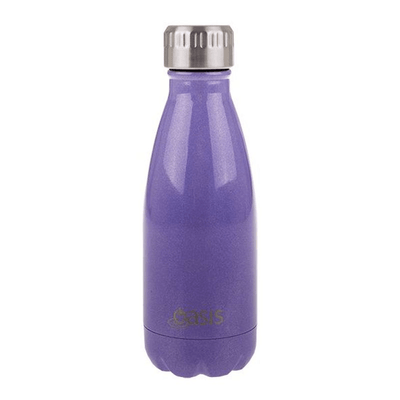 OASIS Oasis Luster Stainless Steel Double Wall Insulated Drink Bottle Purple #8877PU - happyinmart.com.au