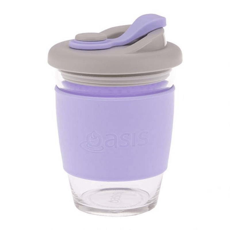 OASIS Oasis Borosilicate Glass Eco Cup Lilac 