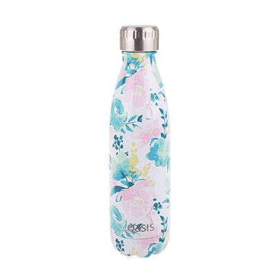 OASIS Oasis Stainless Steel Double Wall Insulated Drink Bottle Floral Lust #8880FL - happyinmart.com.au