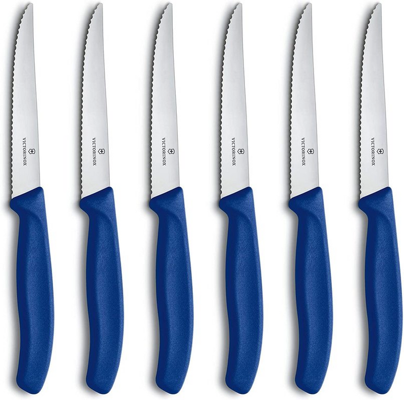 Victorinox Professional Classic Steak Knife Pointed Blue 